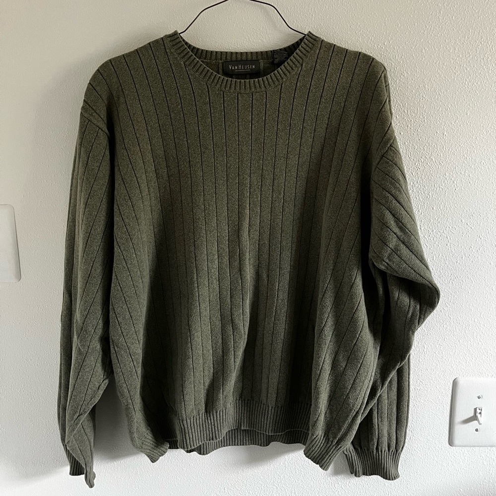 Green Van Heusen Sweater